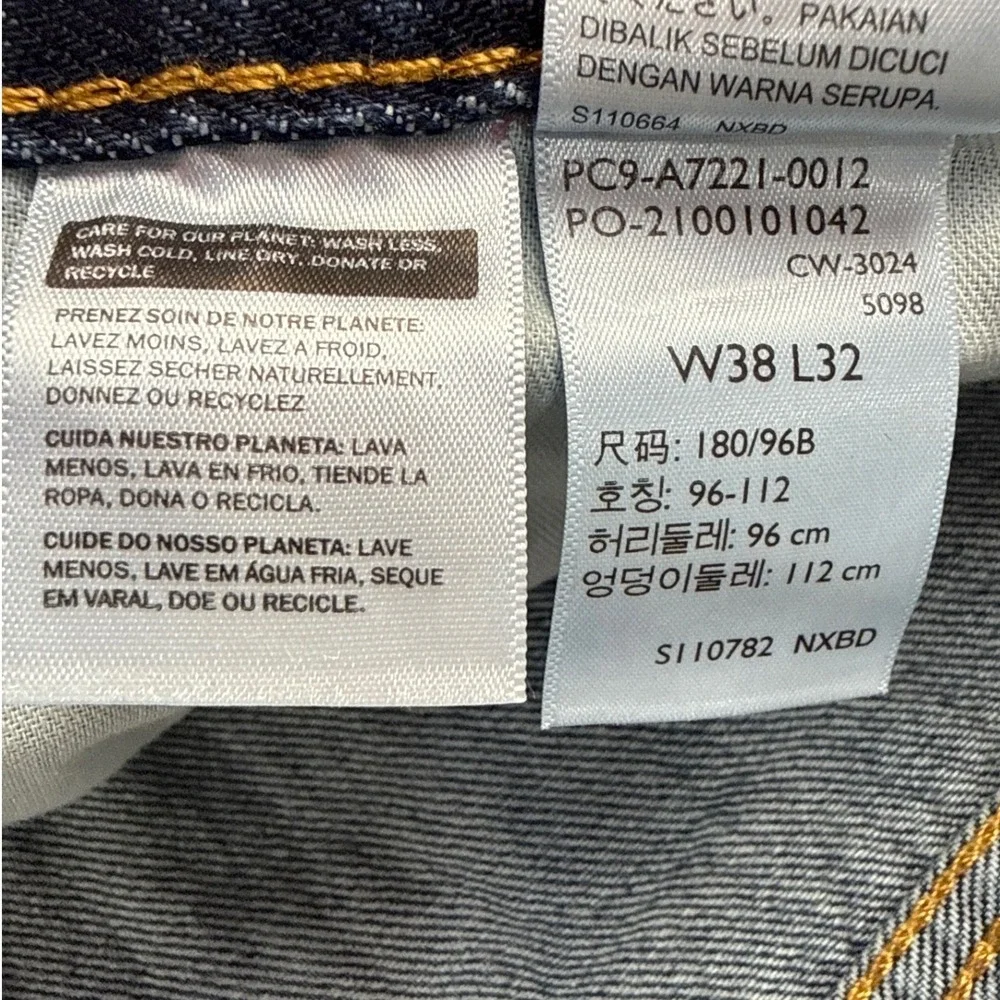 Levis 565 Loose Fit Mens Jeans 38x32 Blue Medium Wash Wide Leg Denim Pants